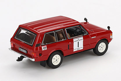 [ Back-order ] TSM MINI-GT MGT00893-BL 1:64 Range Rover International Hill Rally 1971 Winner #1 RHD *Blister pack model car