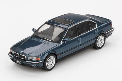 [ Back-order ] TSM MINI-GT MGT00894-L BMW 750IL Sorrento Blue Metallic LHD model car