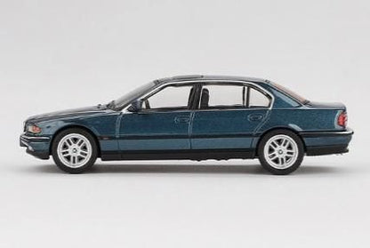 [ Back-order ] TSM MINI-GT MGT00894-L BMW 750IL Sorrento Blue Metallic LHD model car