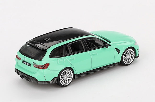 [ Back-order ] TSM MINI-GT MGT00897-R 1:64 BMW M3 M Performance Touring Mint Green RHD model car