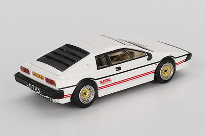 [ Back-order ] TSM MINI-GT MGT00907-007F Lotus Esprit Turbo White "Your Eyes Only" French Edition Package model car