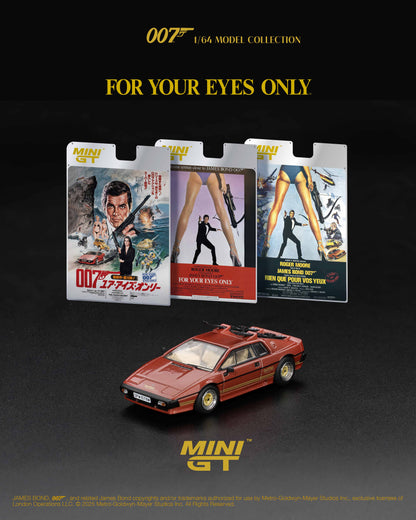 [ Back-order ] TSM MINI-GT MGT00912-007F Lotus Esprit Turbo Copper Fire Metallic "Your Eyes Only" French Edition Package model car