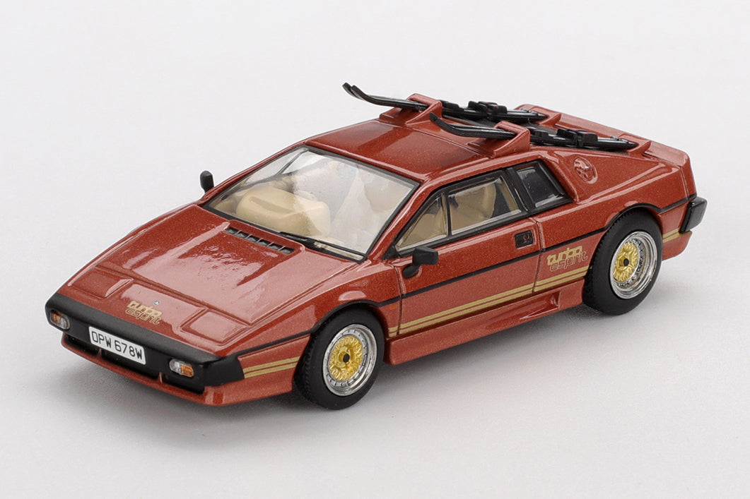 [ Back-order ] TSM MINI-GT MGT00912-007F Lotus Esprit Turbo Copper Fire Metallic "Your Eyes Only" French Edition Package model car