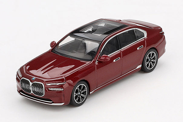 [ Back-order ] TSM MINI-GT MGT00952-L 1:64 BMW i7 xDrive60 Avventurine LHD model car