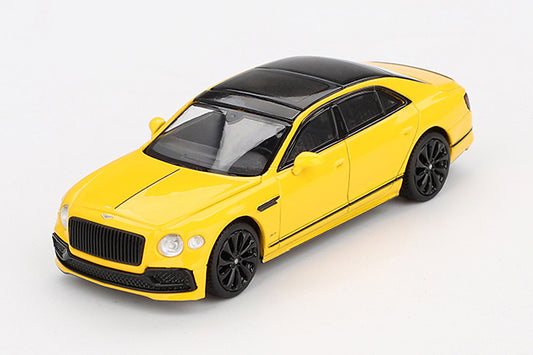[ Back-order ] TSM MINI-GT MGT00955-L 1:64 Bentley Flying Spur Monaco Yellow LHD model car