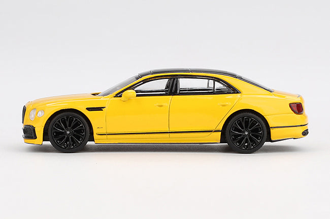 [ Back-order ] TSM MINI-GT MGT00955-R 1:64 Bentley Flying Spur Monaco Yellow RHD model car
