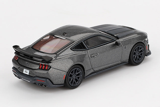 [ Back-order ] TSM MINI-GT MGT00957-L Ford Mustang Dark Horse 2024 Carbonized Grey LHD model car