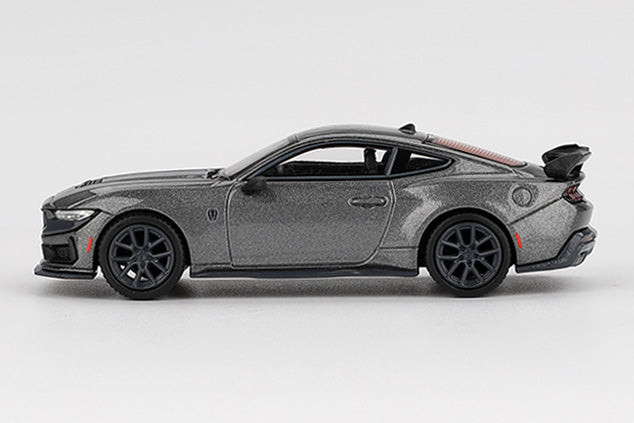 [ Back-order ] TSM MINI-GT MGT00957-L Ford Mustang Dark Horse 2024 Carbonized Grey LHD model car
