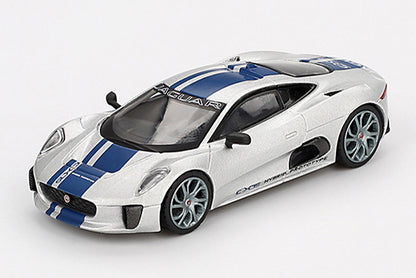 [ Back-order ] TSM MINI-GT MGT00960-BL 1:64 Jaguar C-x75 Silver LHD *Blister pack model car