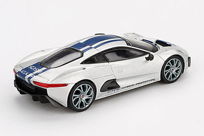 [ Back-order ] TSM MINI-GT MGT00960-L 1:64 Jaguar C-x75 Silver LHD model car