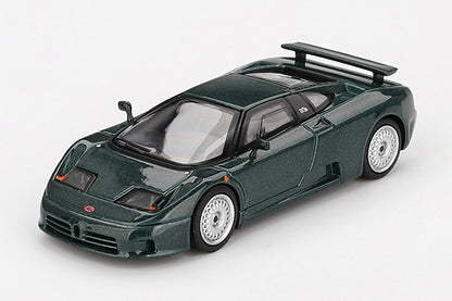 [ Back-order ] TSM MINI-GT MGT00968-BL 1:64 Bugatti EB110 GT Verde Culo Green LHD *Blister pack model car