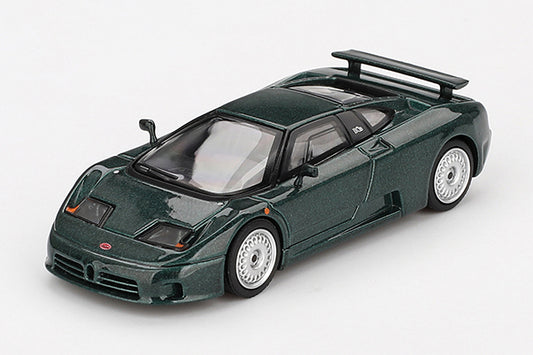 [ Back-order ] TSM MINI-GT MGT00968-L 1:64 Bugatti EB110 GT Verde Culo Green LHD model car