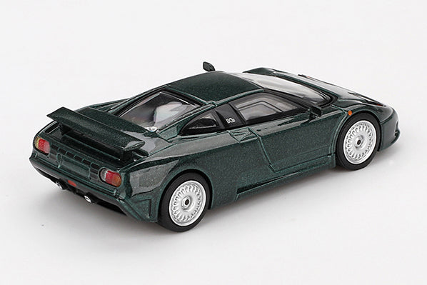 [ Back-order ] TSM MINI-GT MGT00968-L 1:64 Bugatti EB110 GT Verde Culo Green LHD model car