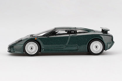 [ Back-order ] TSM MINI-GT MGT00968-BL 1:64 Bugatti EB110 GT Verde Culo Green LHD *Blister pack model car