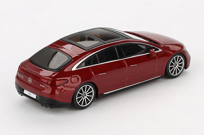 [ Back-order ] TSM MINI-GT MGT00970-R 1:64 Mercedes-Benz EQS 580 4MATIC Red Metallic RHD model car