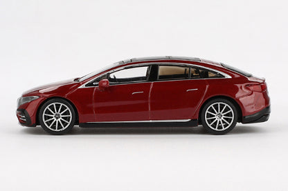 [ Back-order ] TSM MINI-GT MGT00970-R 1:64 Mercedes-Benz EQS 580 4MATIC Red Metallic RHD model car