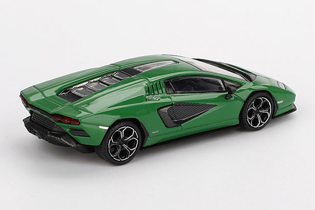 [ Back-order ] TSM MINI-GT MGT00976-L 1:64 Lamborghini Countach LPI 800-4 Verde Medio Green LHD model car