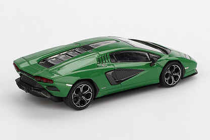 [ Back-order ] TSM MINI-GT MGT00976-L 1:64 Lamborghini Countach LPI 800-4 Verde Medio Green LHD model car