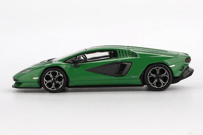 [ Back-order ] TSM MINI-GT MGT00976-L 1:64 Lamborghini Countach LPI 800-4 Verde Medio Green LHD model car