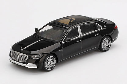[ Back-order ] TSM MINI-GT MGT00977-R 1:64 Mercedes-Maybach S680 Black RHD model car