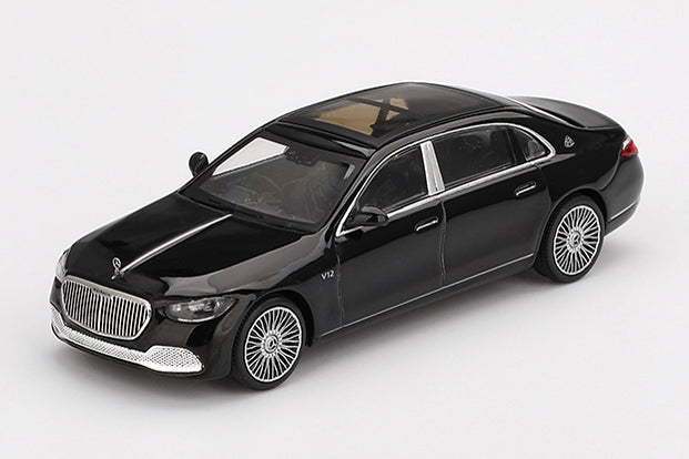 [ Back-order ] TSM MINI-GT MGT00977-L 1:64 Mercedes-Maybach S680 Black LHD model car