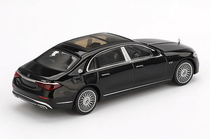 [ Back-order ] TSM MINI-GT MGT00977-L 1:64 Mercedes-Maybach S680 Black LHD model car