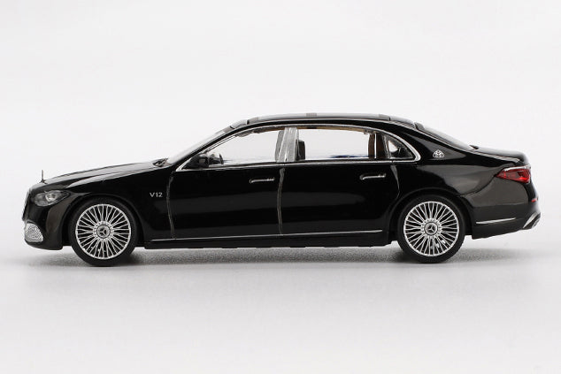 [ Back-order ] TSM MINI-GT MGT00977-L 1:64 Mercedes-Maybach S680 Black LHD model car