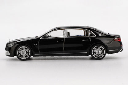 [ Back-order ] TSM MINI-GT MGT00977-L 1:64 Mercedes-Maybach S680 Black LHD model car