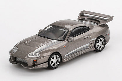[ Back-order ] TSM MINI-GT MGT00978-L 1:64 Toyota Supra Veilside Combat V-II Combat Gray LHD model car