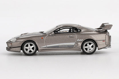 [ Back-order ] TSM MINI-GT MGT00978-L 1:64 Toyota Supra Veilside Combat V-II Combat Gray LHD model car