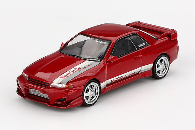 [ Back-order ] TSM MINI-GT MGT00987-BL 1:64 Nissan Skyline GT-R R32 Veilside Combat C-I Gem Red RHD *Blister pack model car