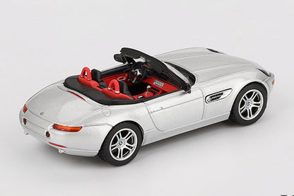 [ Back-order ] TSM MINI-GT MGT00998-L 1:64 BMW Z8 Silver LHD model car