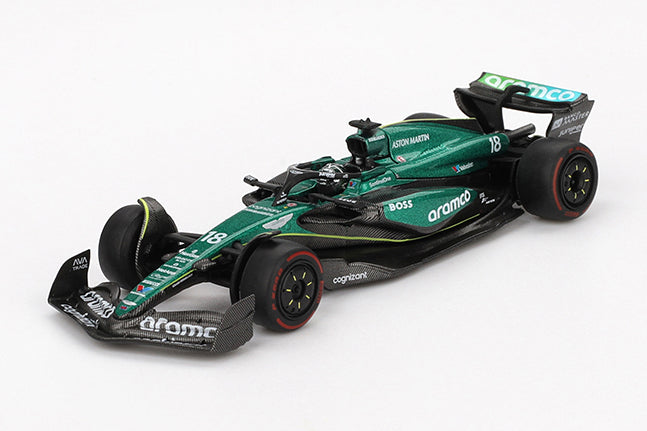 [ Back-order ] TSM MINI-GT MGT01001-L Aston Martin AMR24 F1 2024 #18 Bahrain Grand Prix Lance Stroll model car