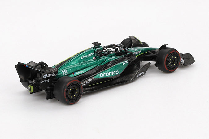 [ Back-order ] TSM MINI-GT MGT01001-L Aston Martin AMR24 F1 2024 #18 Bahrain Grand Prix Lance Stroll model car