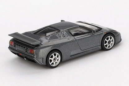 [ Back-order ] TSM MINI-GT MGT01002-BL 1:64 Bugatti EB110 Super Sport Grigio Scuro LHD *Blister pack model car