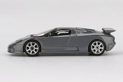 [ Back-order ] TSM MINI-GT MGT01002-L 1:64 Bugatti EB110 Super Sport Grigio Scuro LHD model car