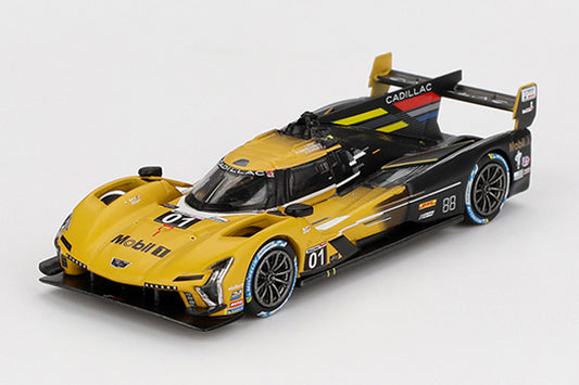 [ Back-order ] TSM MINI-GT MGT01004-L 1:64 Cadillac V-Series R IMSA 12 Hours of Sebring 2024 #01 Cadillac Racing model car