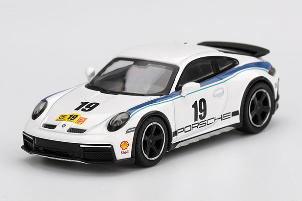 [ Back-order ] TSM MINI-GT MGT01009-L Porsche 911 Dakar Rally 1974 LHD model car