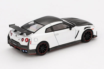 [ Back-order ] TSM MINI-GT MGT01045-L 1:64 Nissan GT-R Nismo 2024 Brilliant White Pearl LHD model car