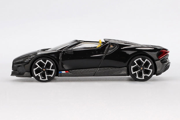 [ Back-order ] TSM MINI-GT MGT01058-L Bugatti W16 Mistral Black LHD model car