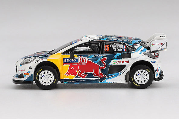 [ Back-order ] TSM MINI-GT MGT01074-L Ford Puma Rally1 Rally Finland 2024 3rd Place Car #16 M-Sport Ford WRT LHD model car