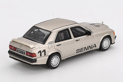 [ Back-order ] TSM MINI-GT MGT01076-L Mercedes-Benz 190E 2.3-16 Nurburgring "Race of Champions" 1984 #11 Ayrton Senna Figure Included LHD model car