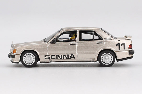 [ Back-order ] TSM MINI-GT MGT01076-L Mercedes-Benz 190E 2.3-16 Nurburgring "Race of Champions" 1984 #11 Ayrton Senna Figure Included LHD model car