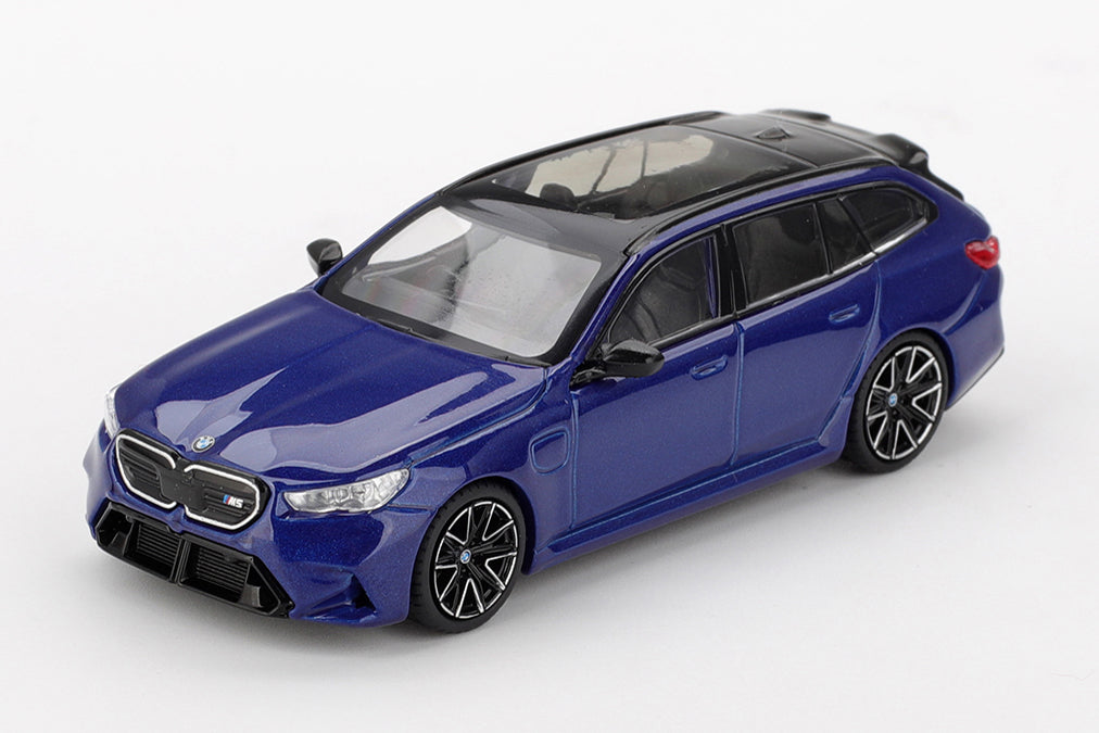 [ Back-order ] TSM MINI-GT MGT01080-L BMW M5 Touring G99 Marina Bay Blue Metallic LHD model car