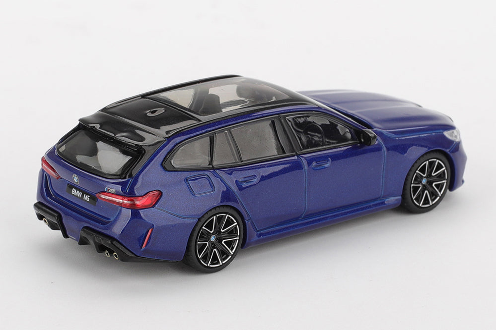 [ Back-order ] TSM MINI-GT MGT01080-L BMW M5 Touring G99 Marina Bay Blue Metallic LHD model car