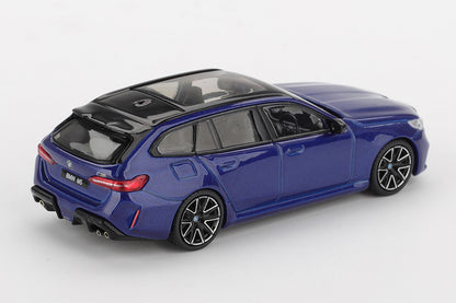 [ Back-order ] TSM MINI-GT MGT01080-L BMW M5 Touring G99 Marina Bay Blue Metallic LHD model car