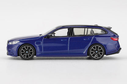 [ Back-order ] TSM MINI-GT MGT01080-L BMW M5 Touring G99 Marina Bay Blue Metallic LHD model car