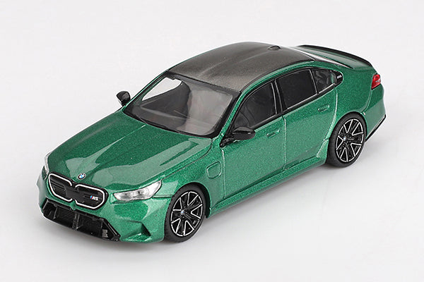 [ Back-order ] TSM MINI-GT MGT01086-R BMW M5 90 Isle of Man Green Metallic RHD model car