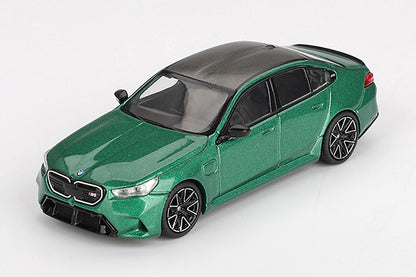 [ Back-order ] TSM MINI-GT MGT01086-R BMW M5 90 Isle of Man Green Metallic RHD model car