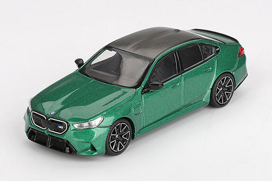 [ Back-order ] TSM MINI-GT MGT01086-L BMW M5 90 Isle of Man Green Metallic LHD model car
